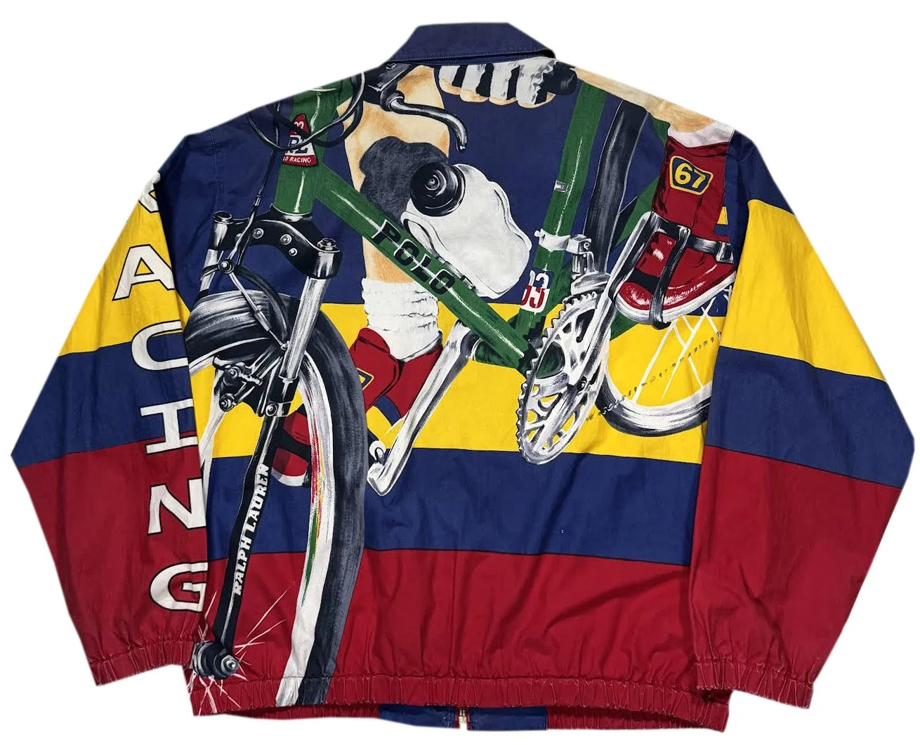 Vintage Polo Ralph Lauren Racing Jacket (Size 95, M) — RootsBK